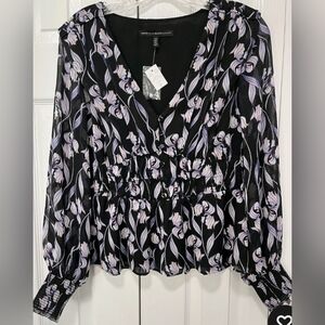 WHITE HOUSE BLACK MARKET Womens Top Long Sleeve  Size S